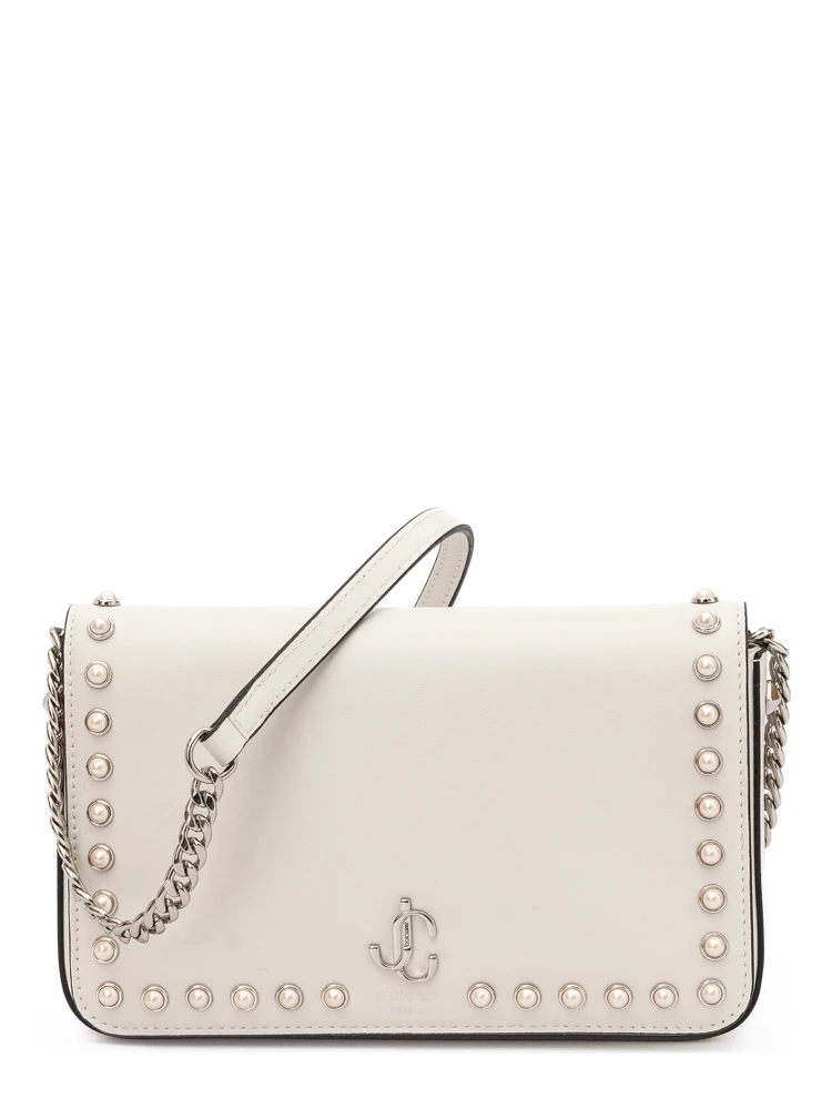 White Leather Crossbody Bag