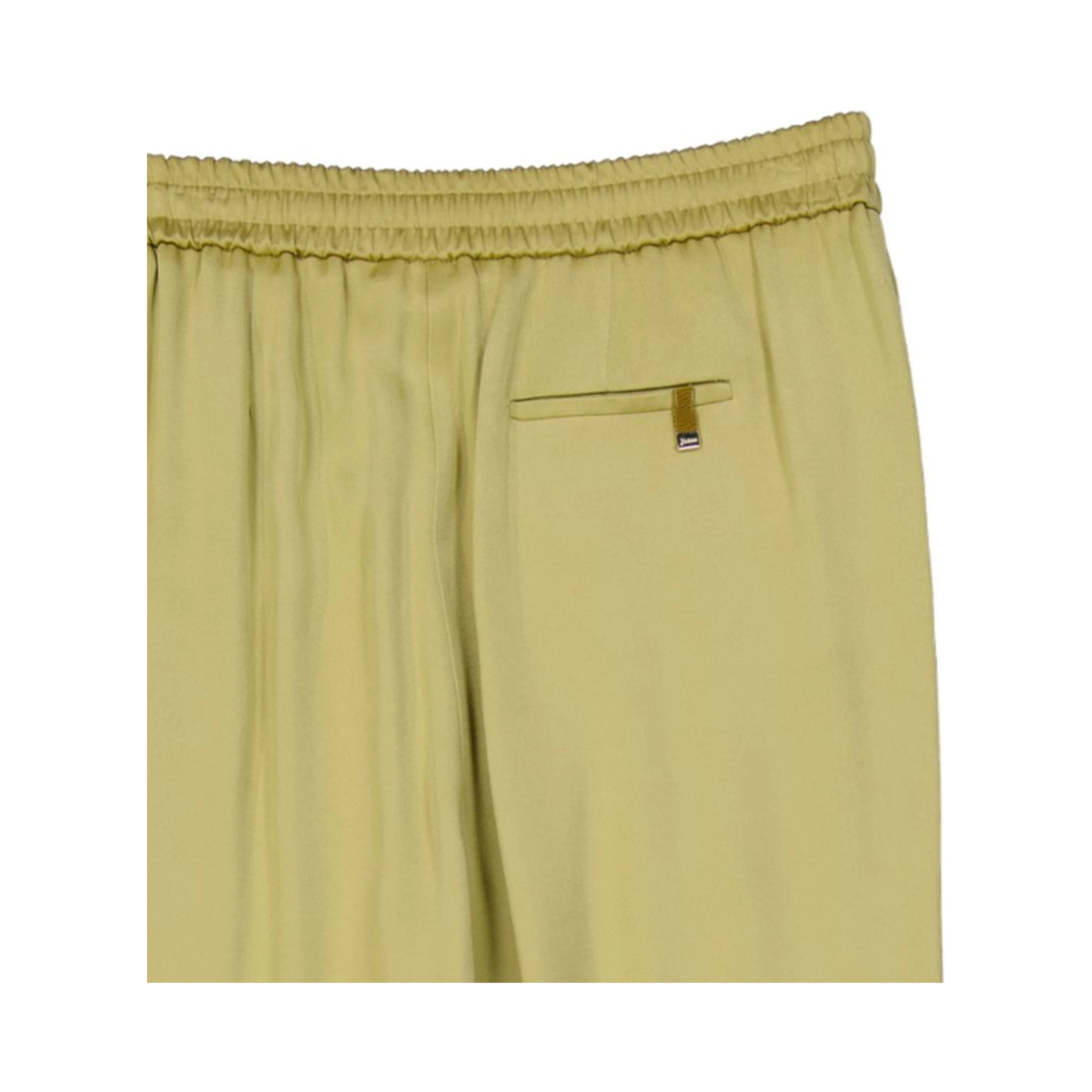 Bicolor Acetate Casual Pants