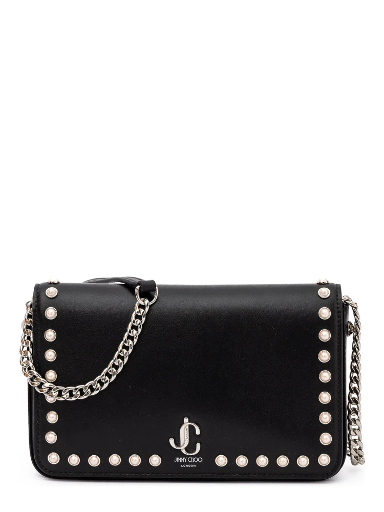 Black Leather Crossbody Bag