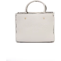 White Avenue S Tote Leather Handbag