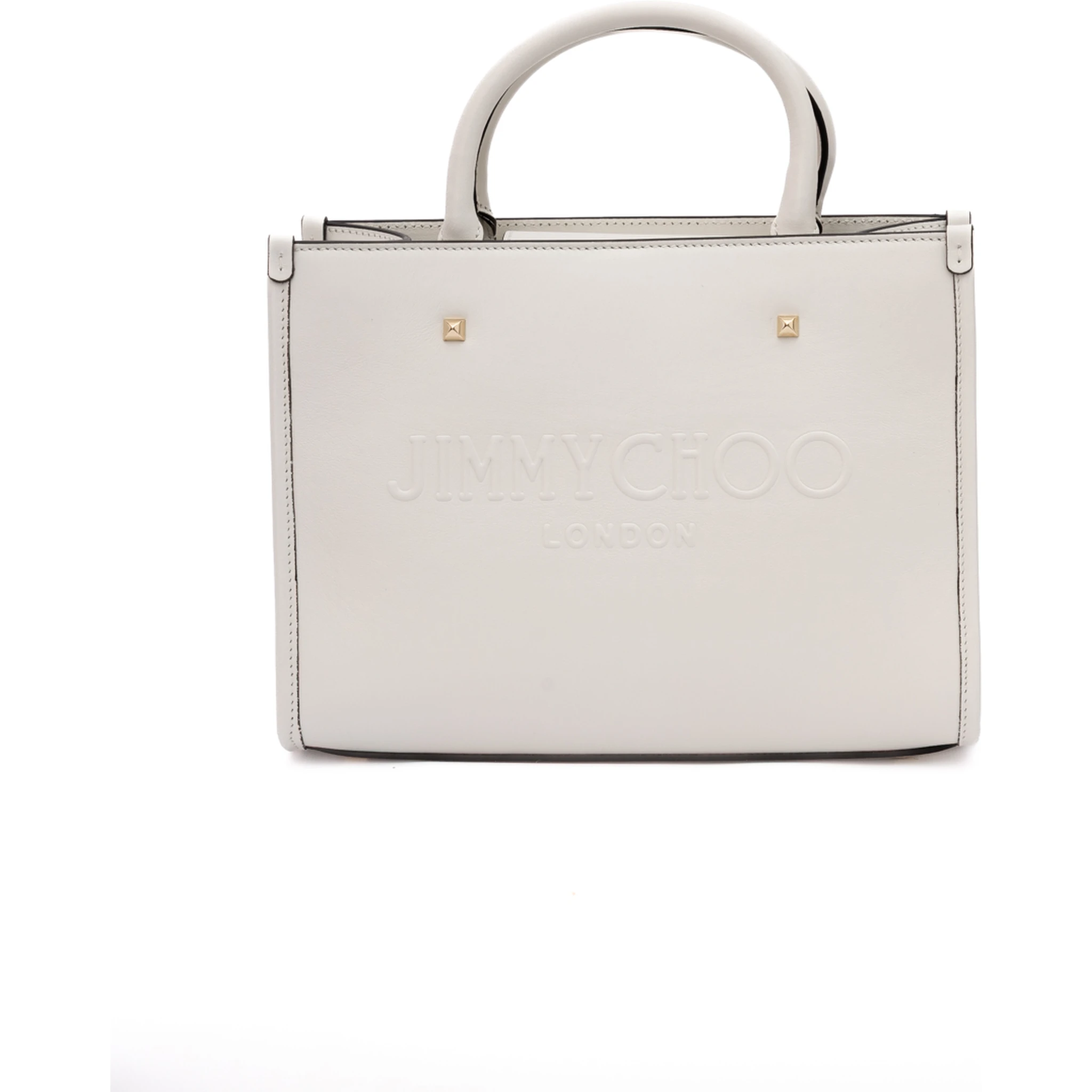 White Avenue S Tote Leather Handbag