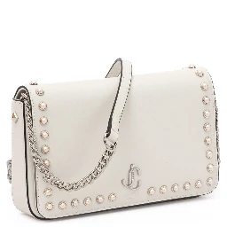 White Leather Crossbody Bag