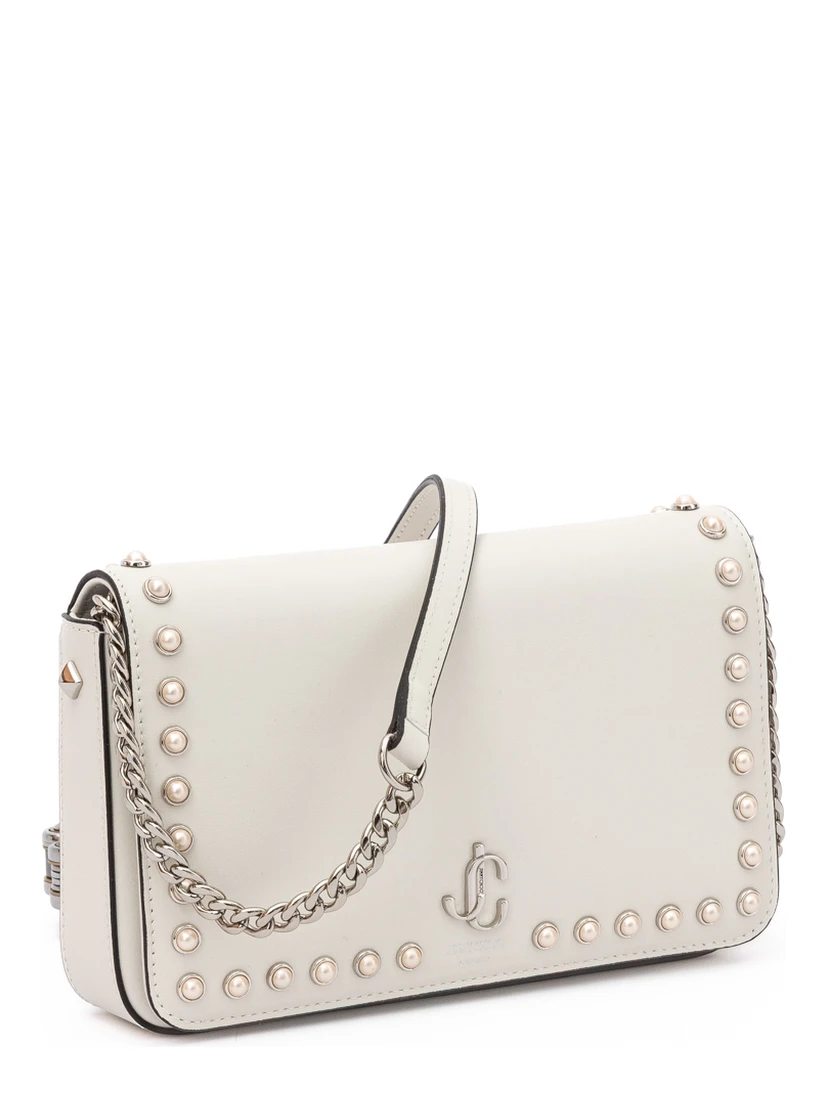 White Leather Crossbody Bag