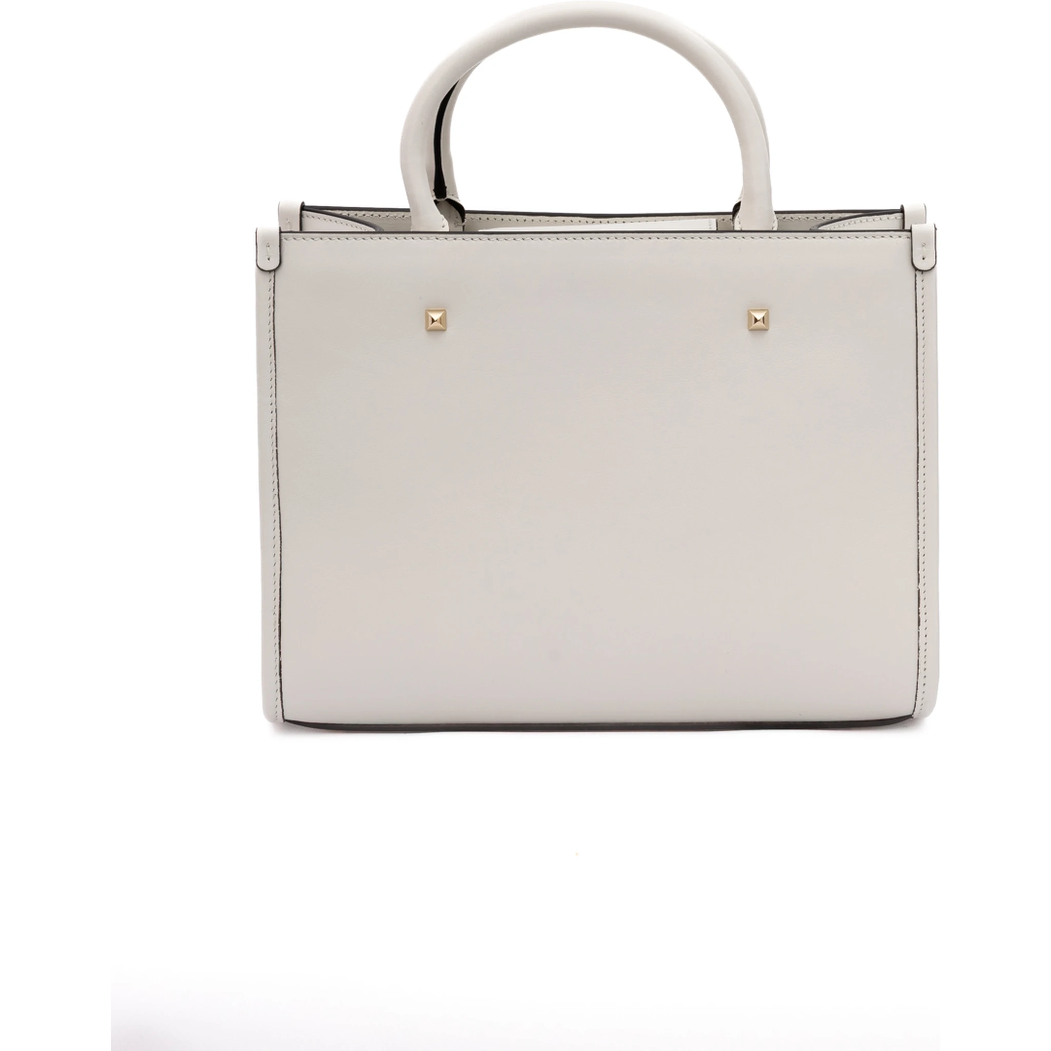 White Avenue S Tote Leather Handbag