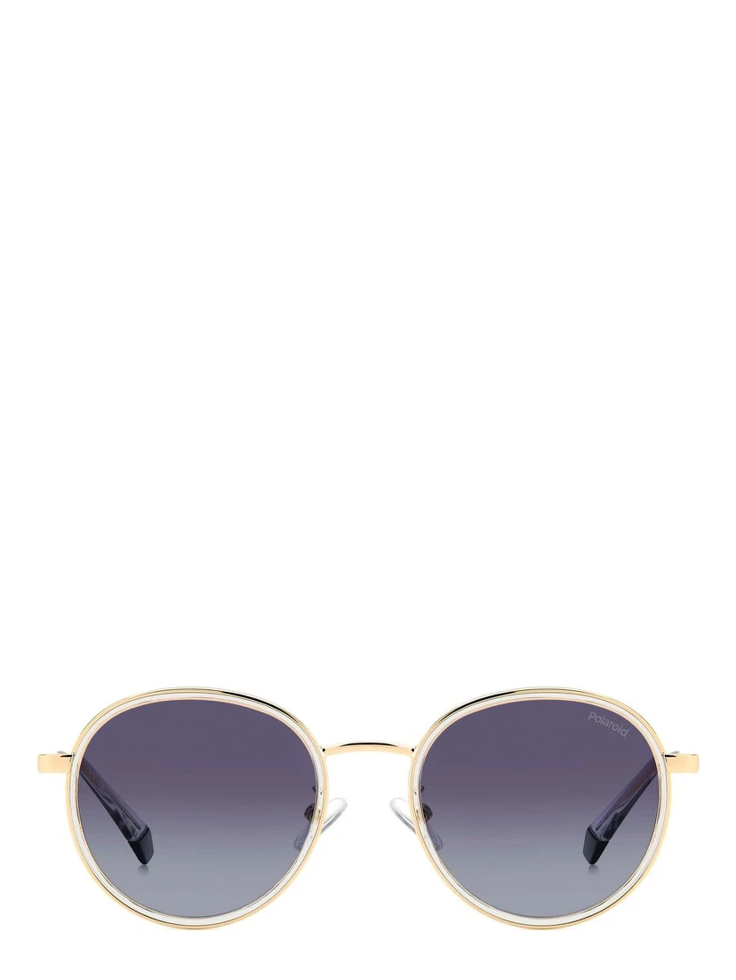 Gold Stainless Steel Sunglasses