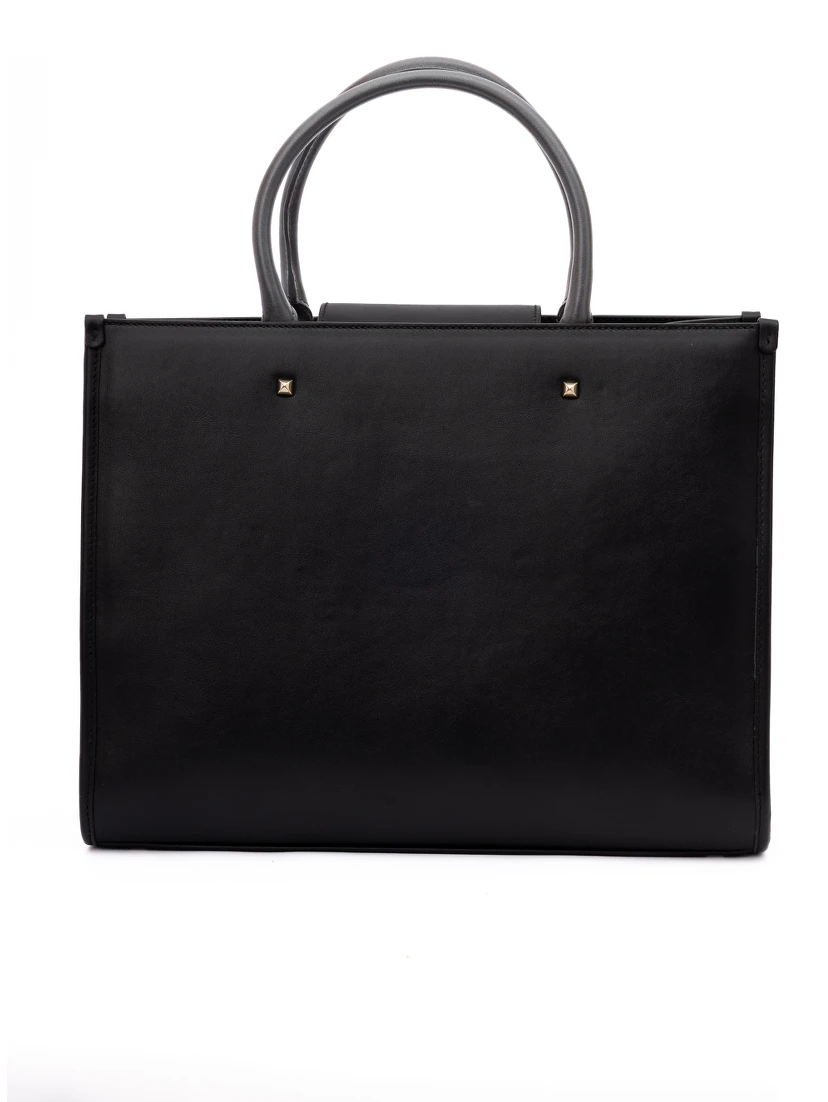 Black Avenue S Tote Leather Handbag