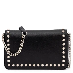 Black Leather Crossbody Bag