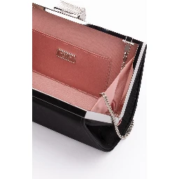 Black Satin Crossbody Bag
