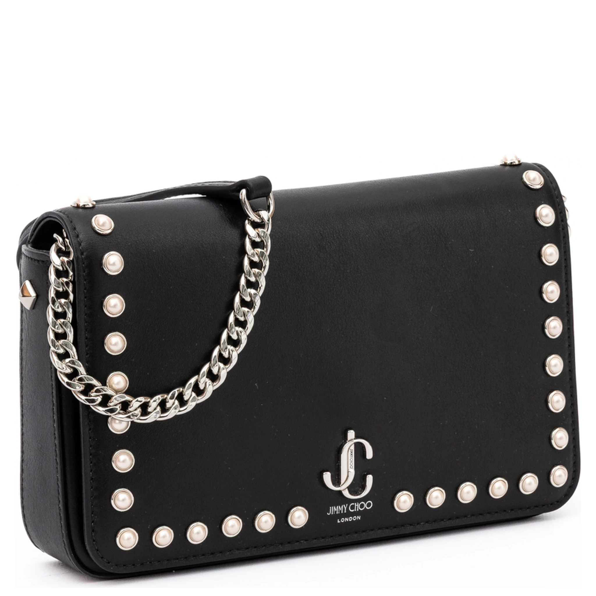 Black Leather Crossbody Bag