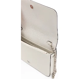 White Leather Crossbody Bag