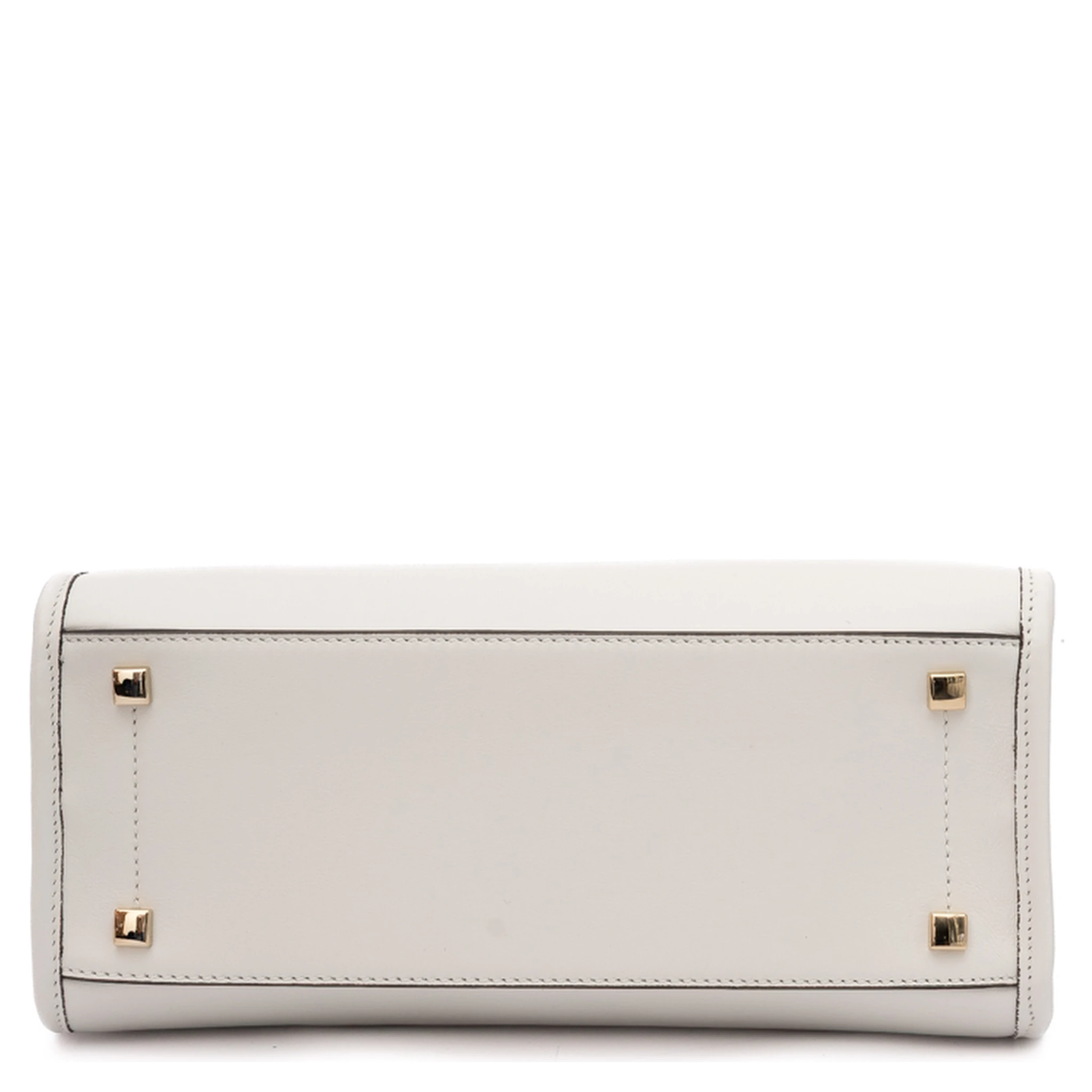 White Avenue S Tote Leather Handbag