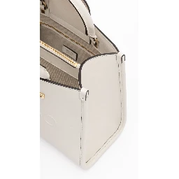 White Avenue S Tote Leather Handbag