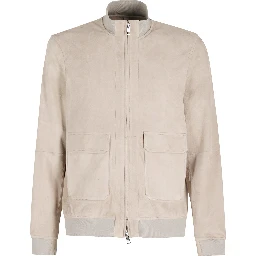 BOMBER IN PELLE SCAMOSCIATA