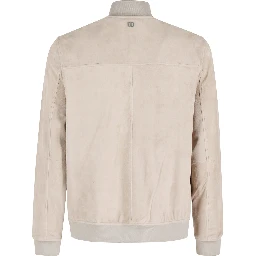 BOMBER IN PELLE SCAMOSCIATA
