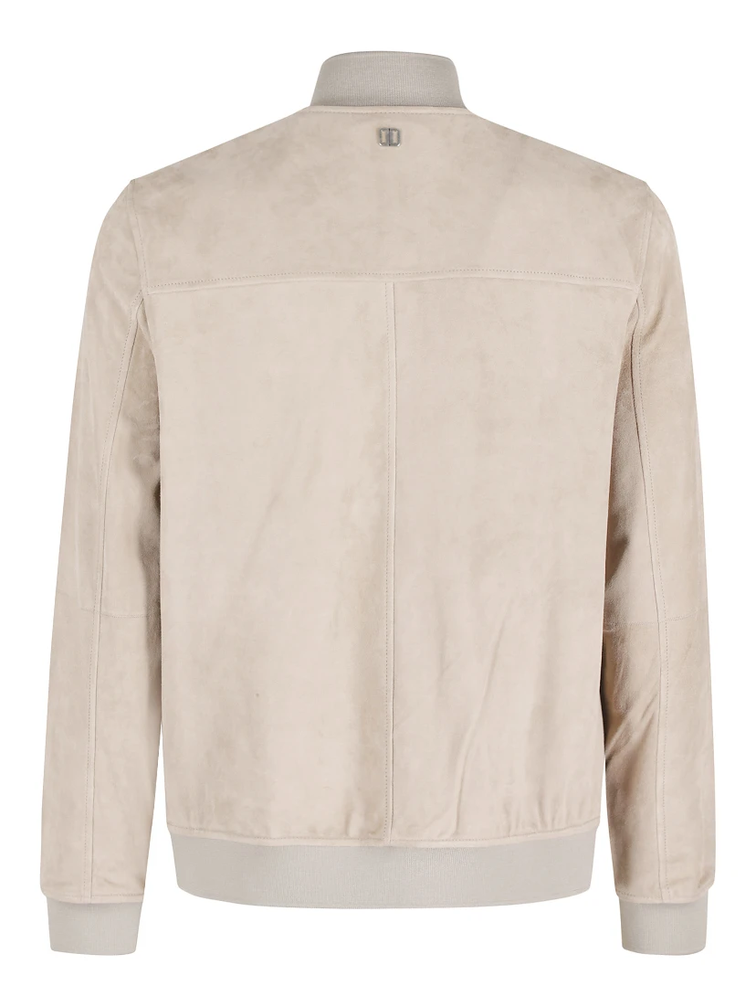 BOMBER IN PELLE SCAMOSCIATA