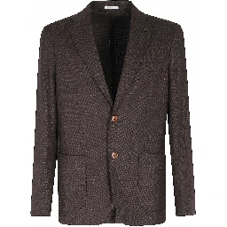 GIACCA DIAGONALE LANA LINO SETA