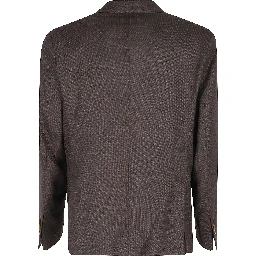 GIACCA DIAGONALE LANA LINO SETA