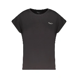 Black Cotton T-Shirt