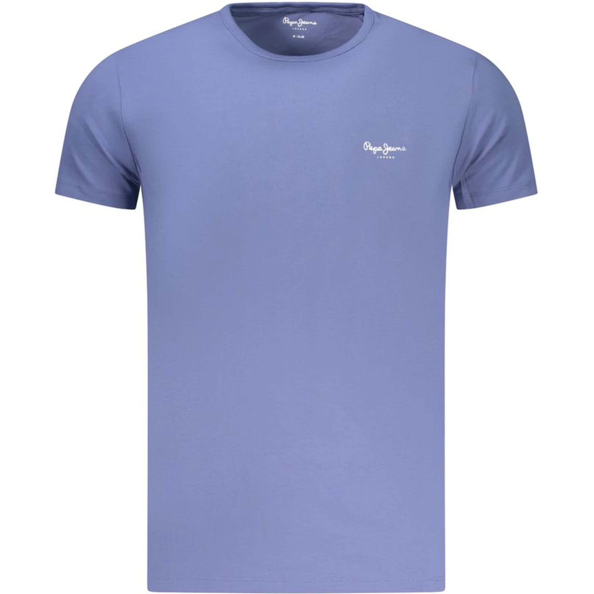 Blu Cotton Men T-Shirt