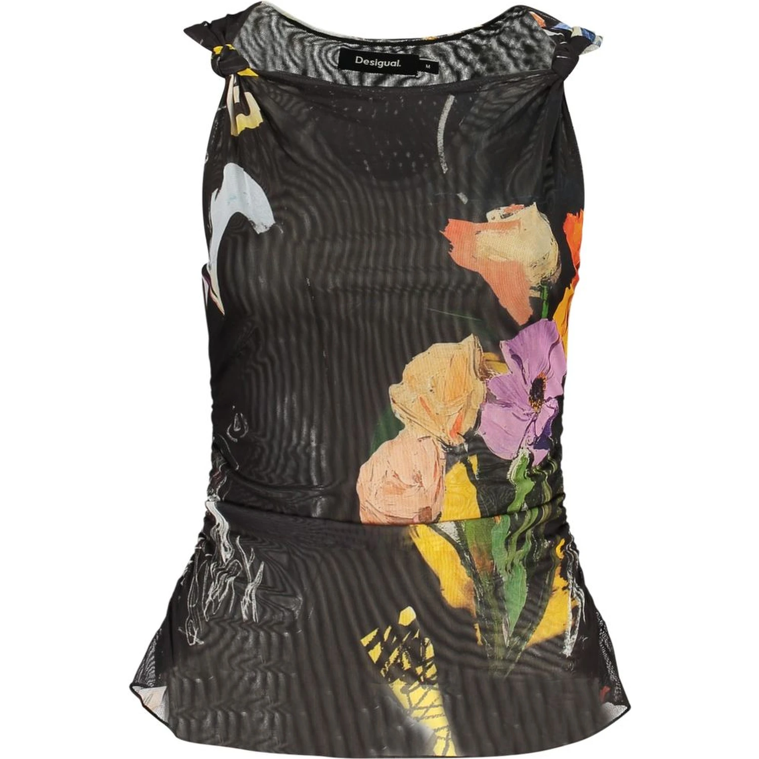 Black Polyester Tank Tops