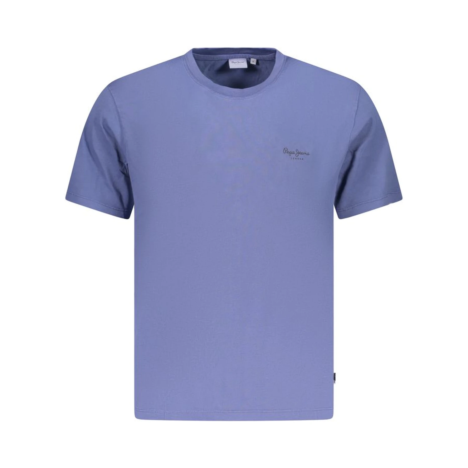 Blue Cotton Men's T-Shirt