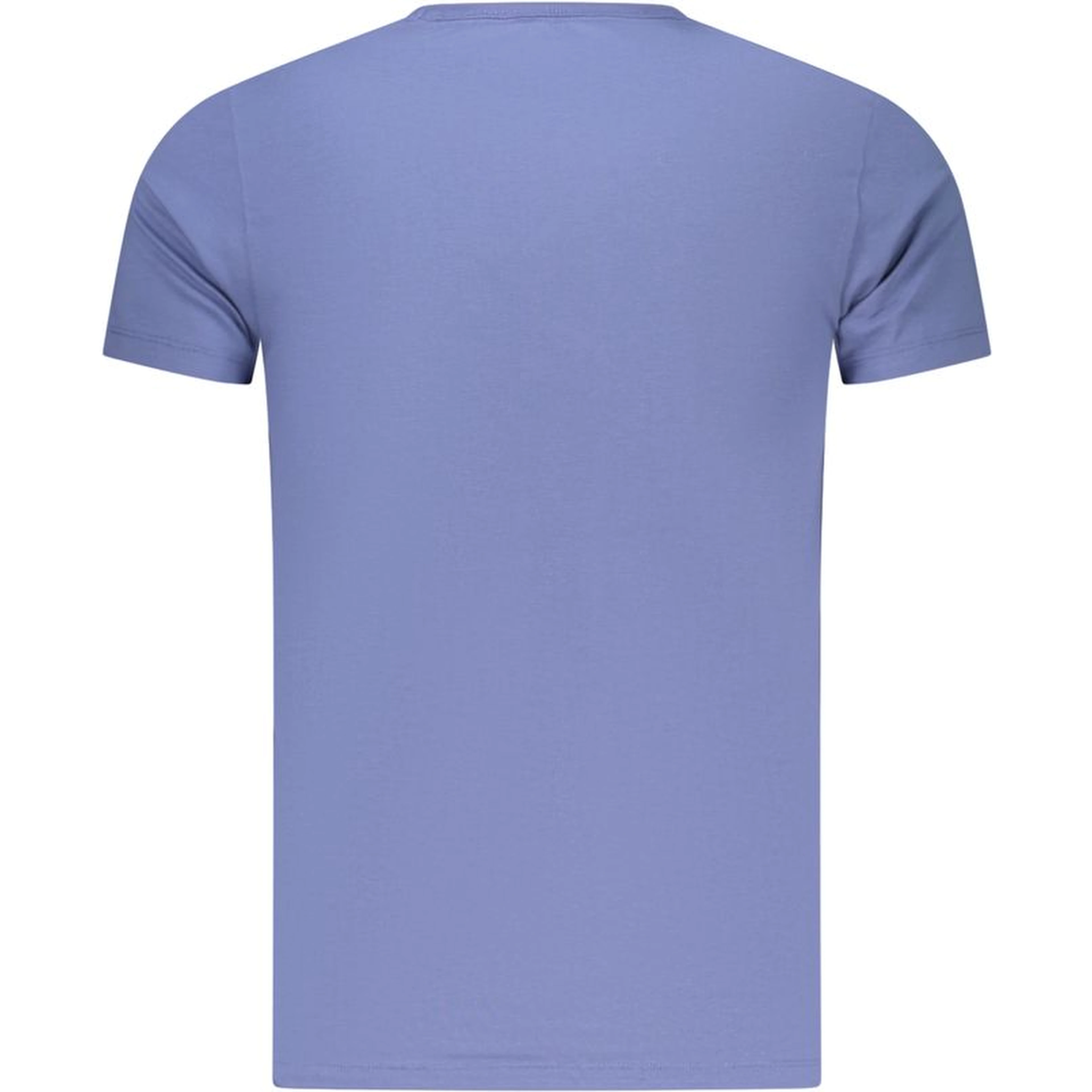 Blu Cotton Men T-Shirt