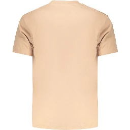 Marrone Cotton Men T-Shirt