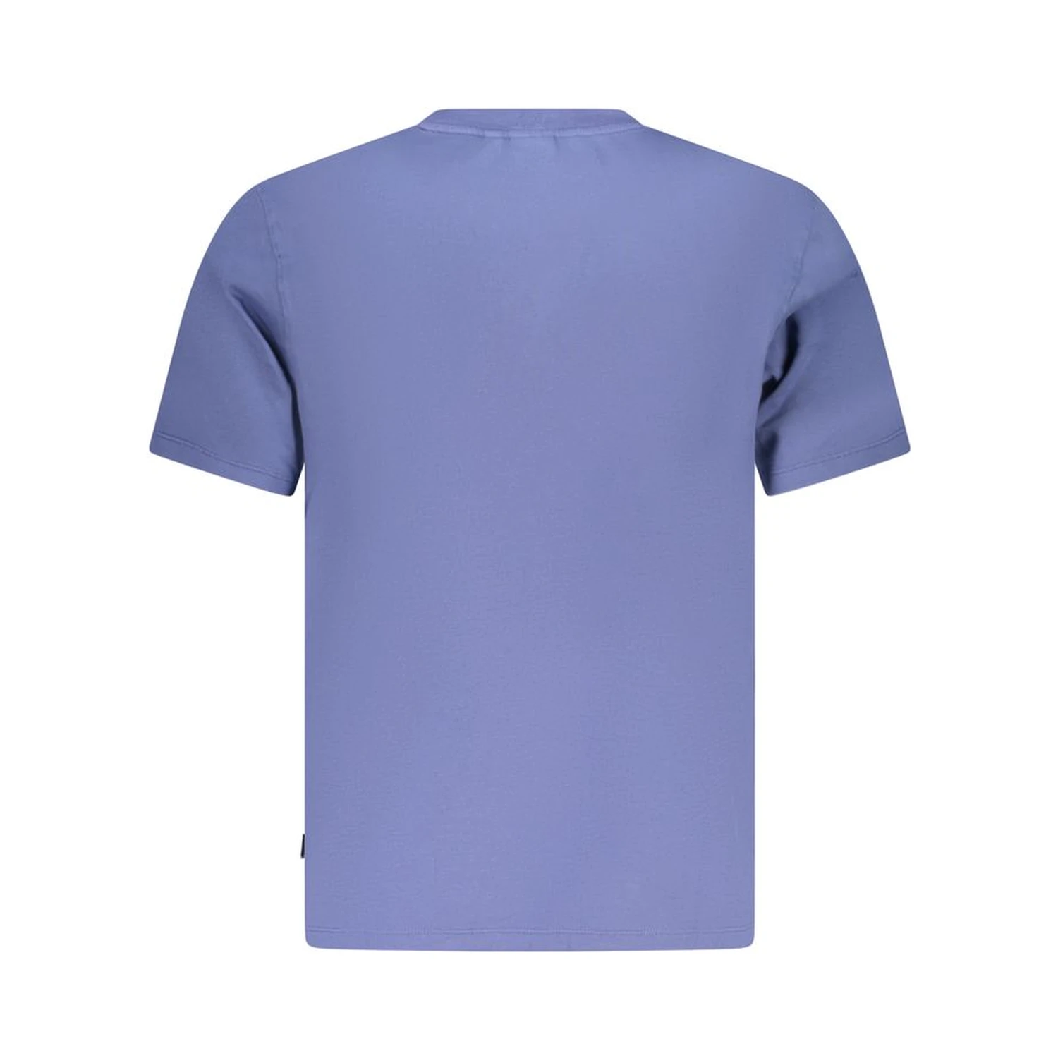 Blue Cotton Men's T-Shirt