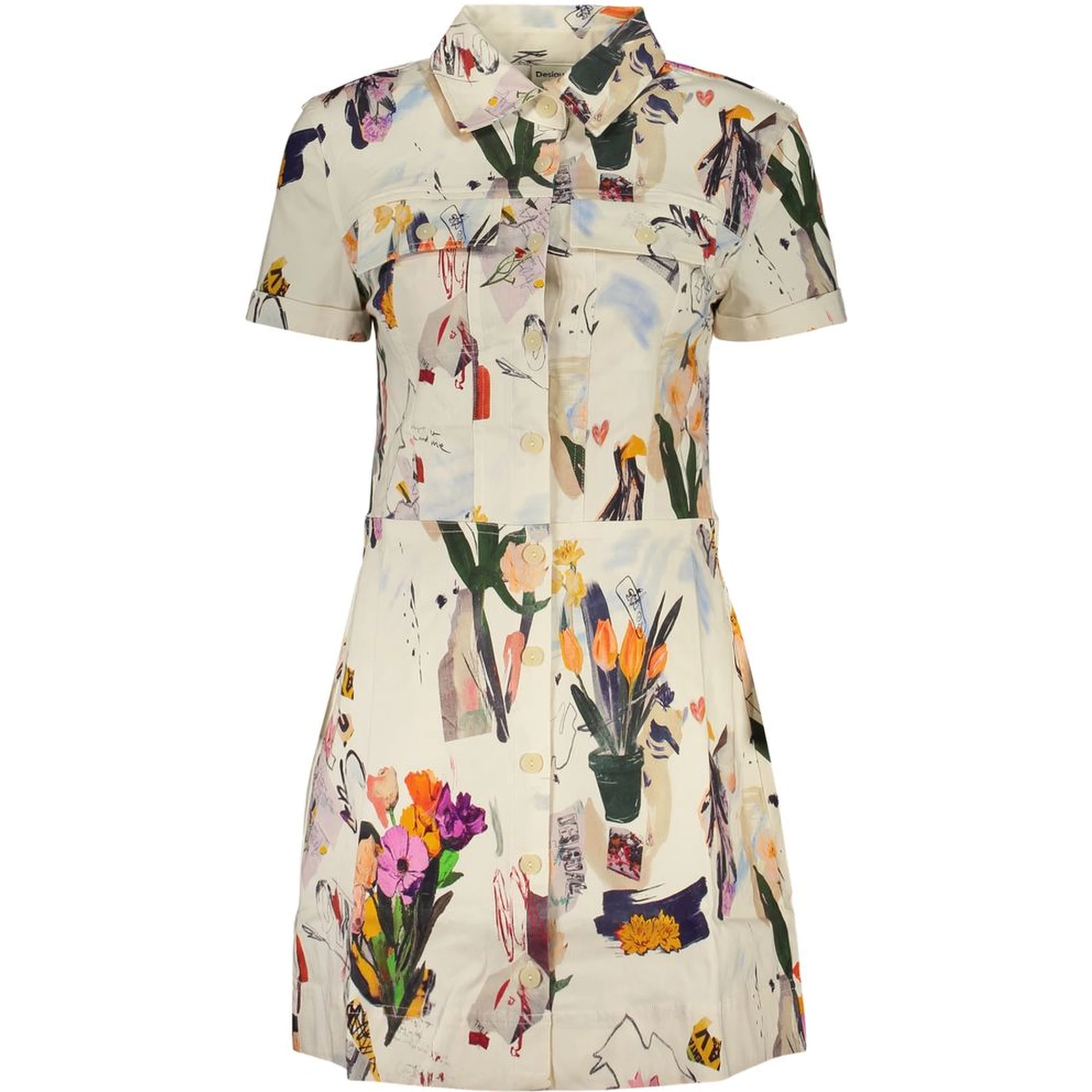 Bianco Poliammide Women Dress