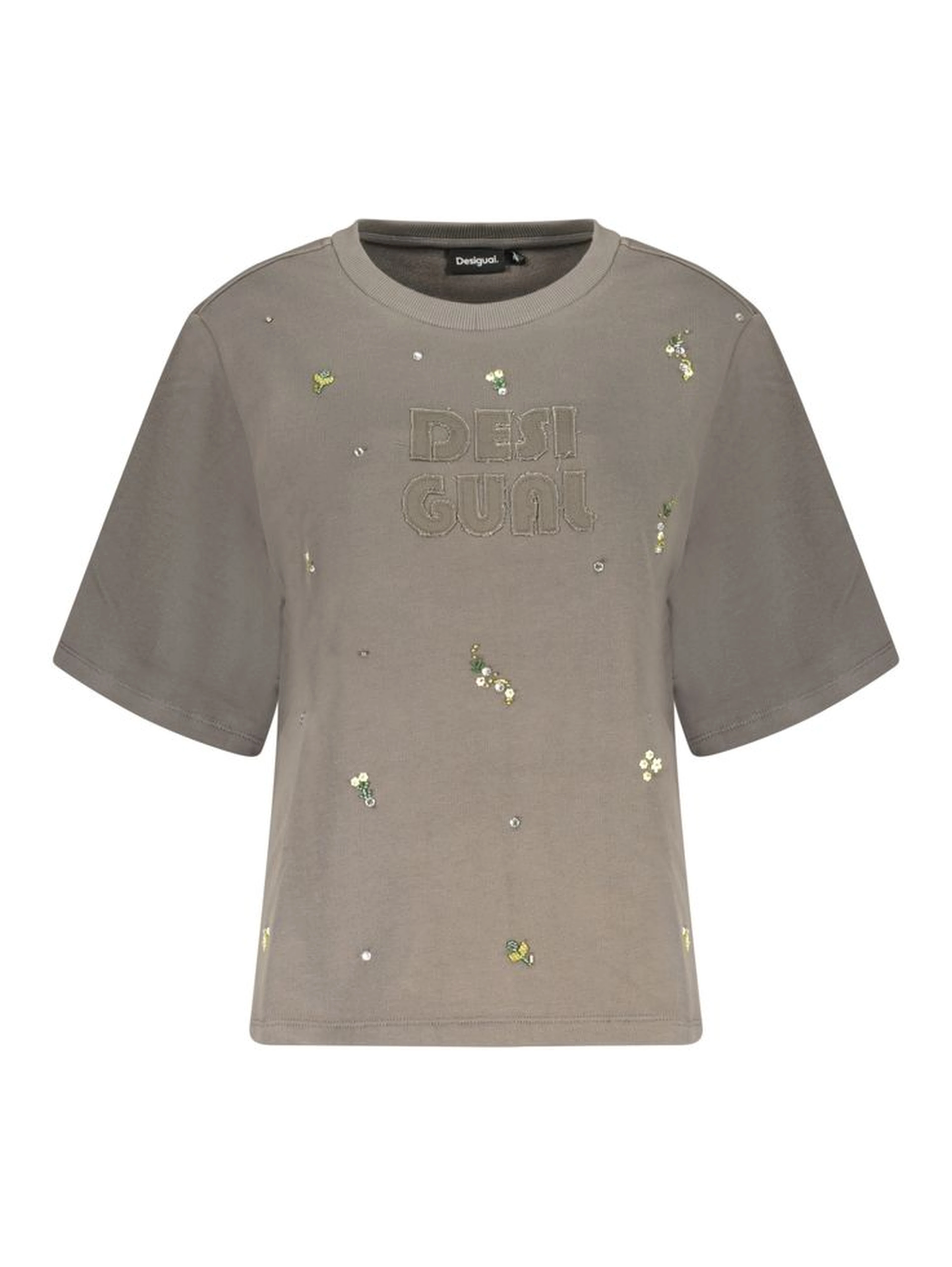 Grigio Cotton Women Sweatshirt