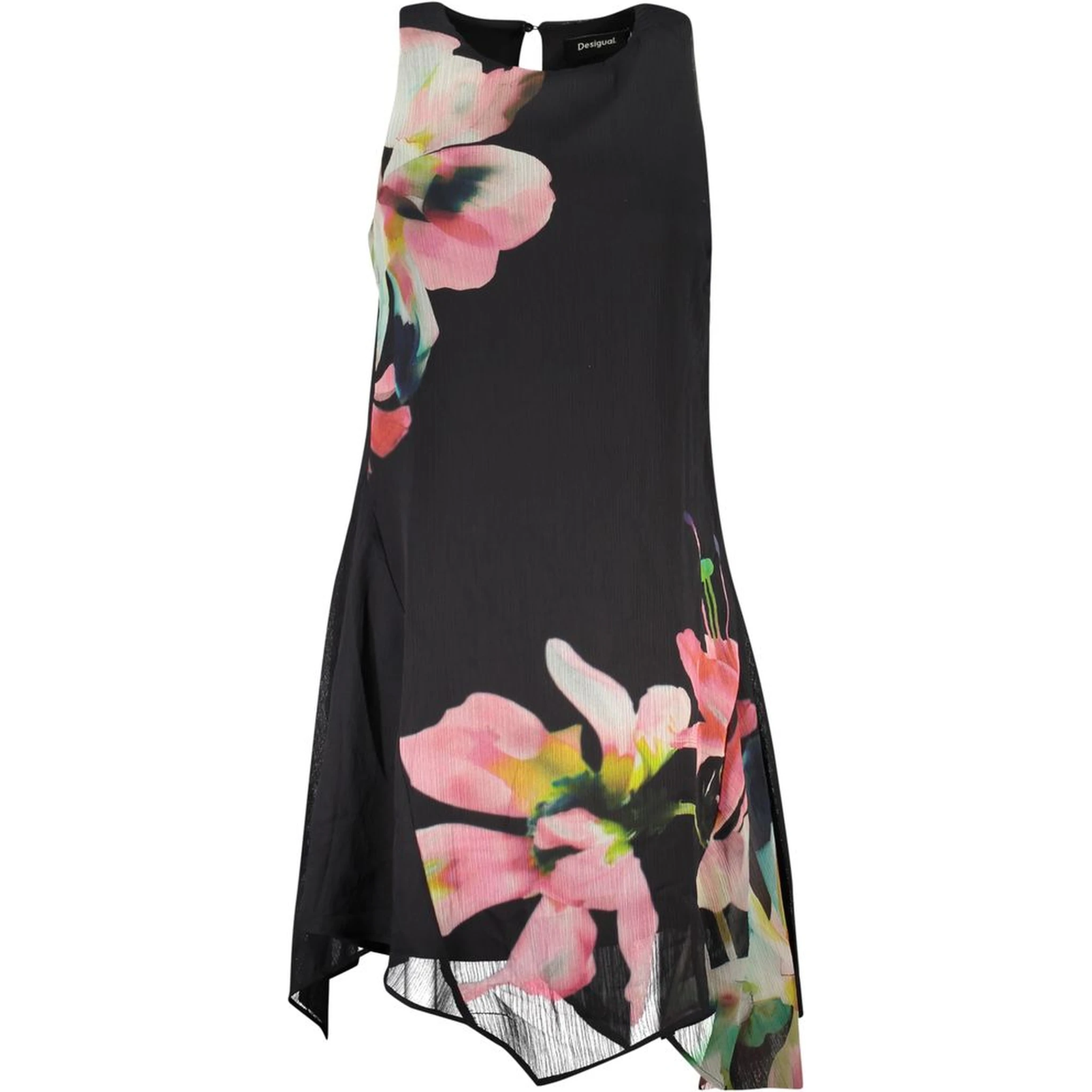 Black Polyester Women's Dress