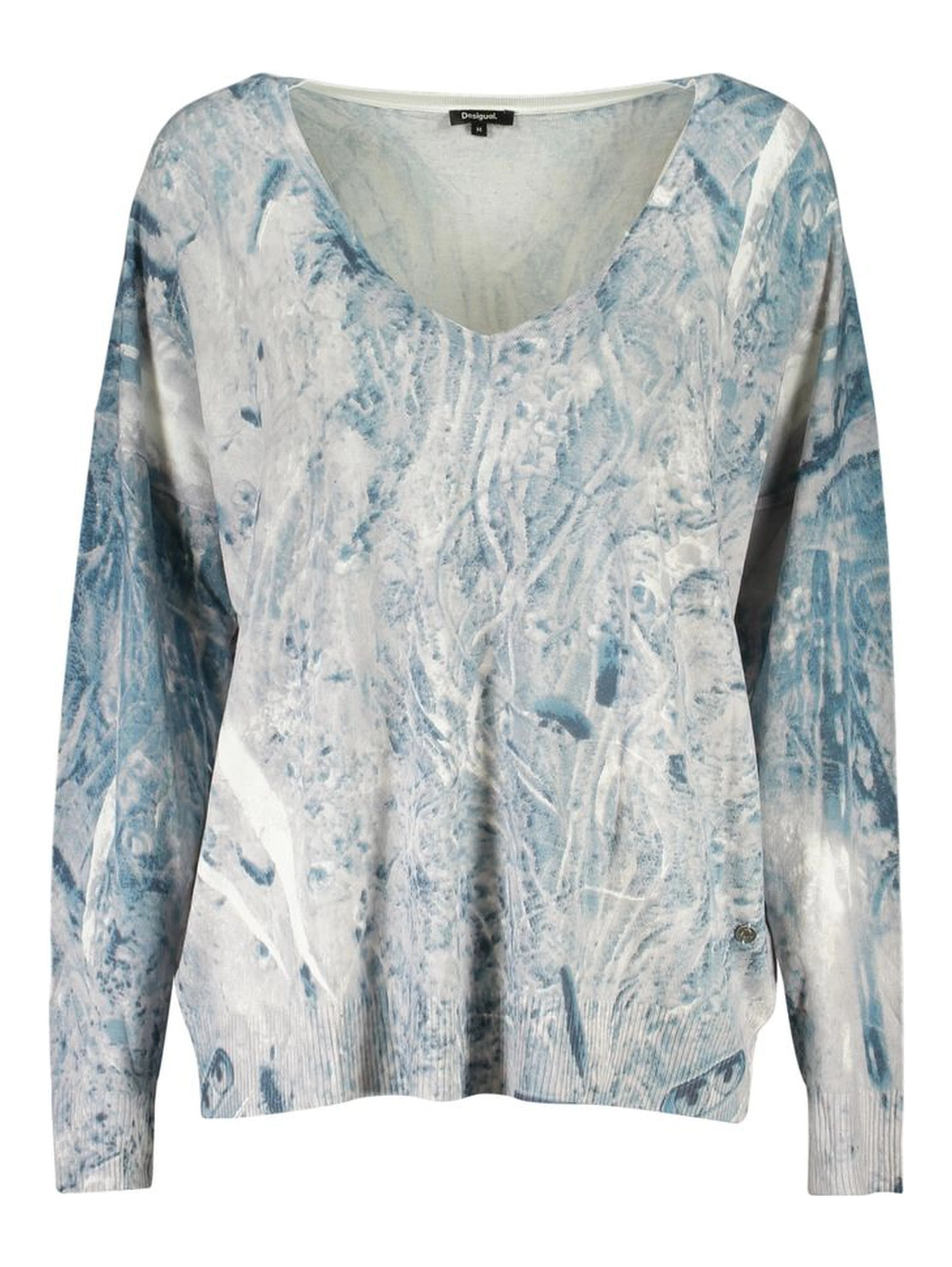 Blue Viscose Sweatshirt