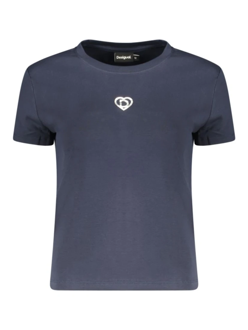 Blue Cotton T-Shirt