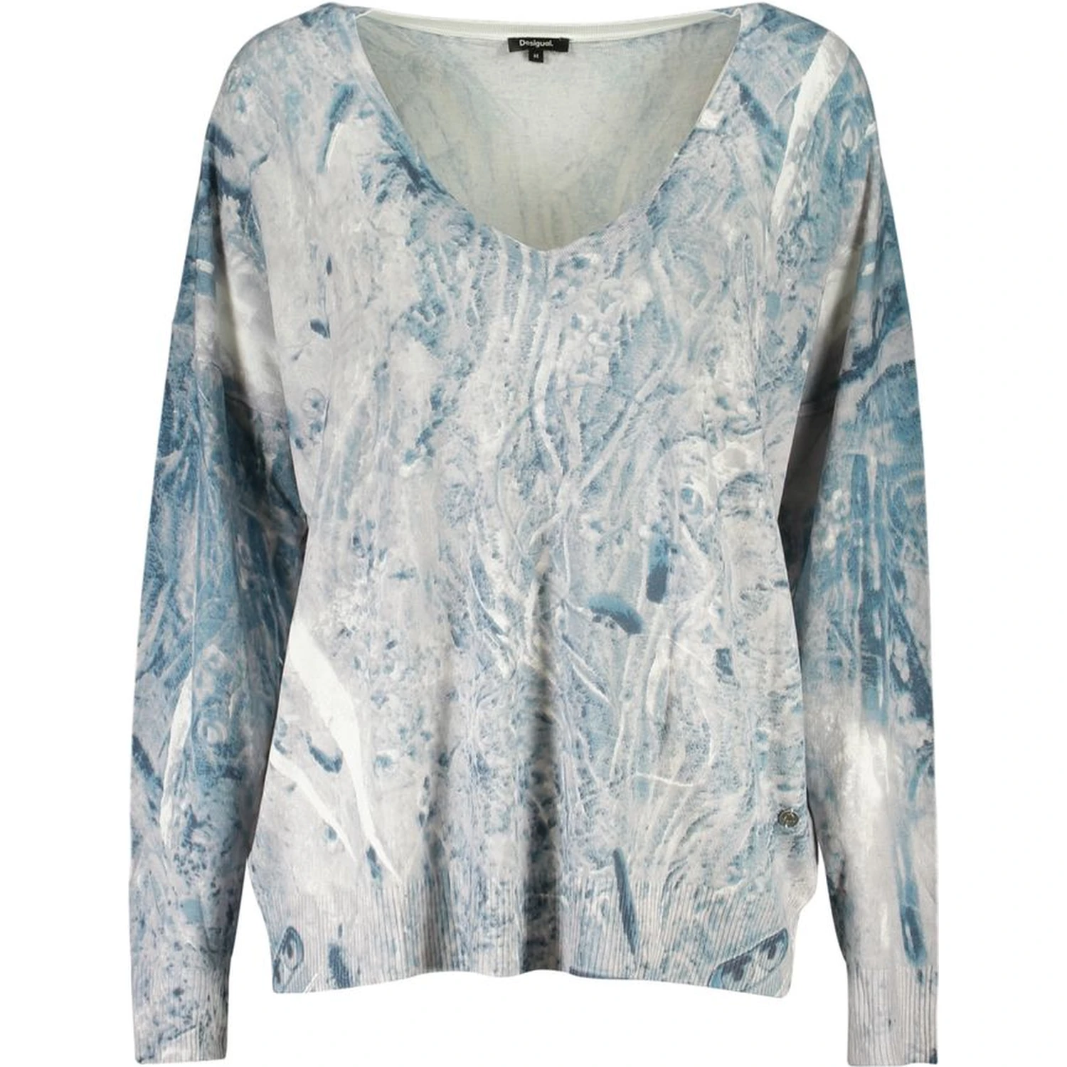 Blue Viscose Sweatshirt