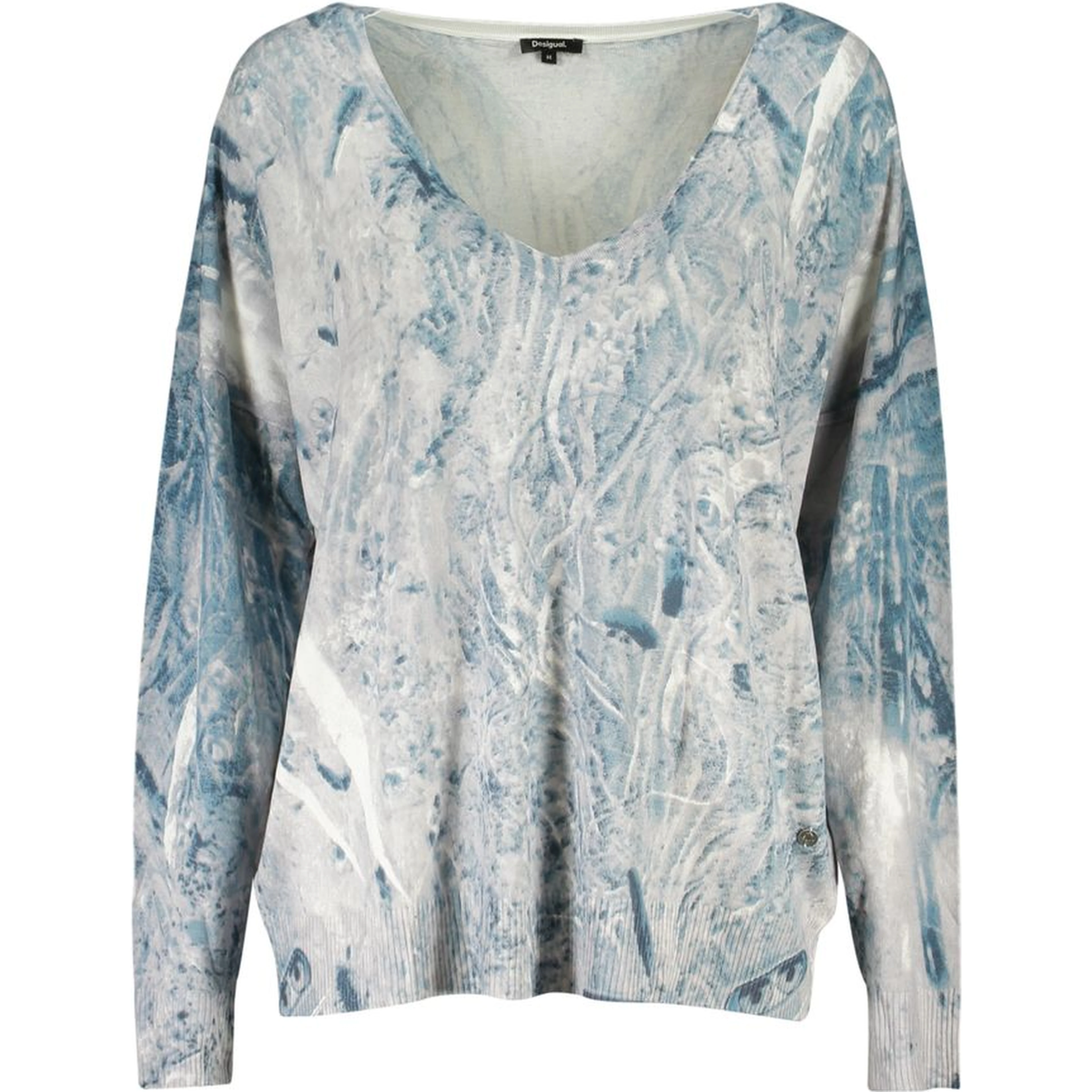 Blue Viscose Sweatshirt