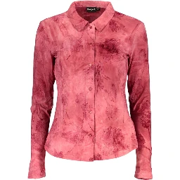 Rosso Polyester Women Shirt