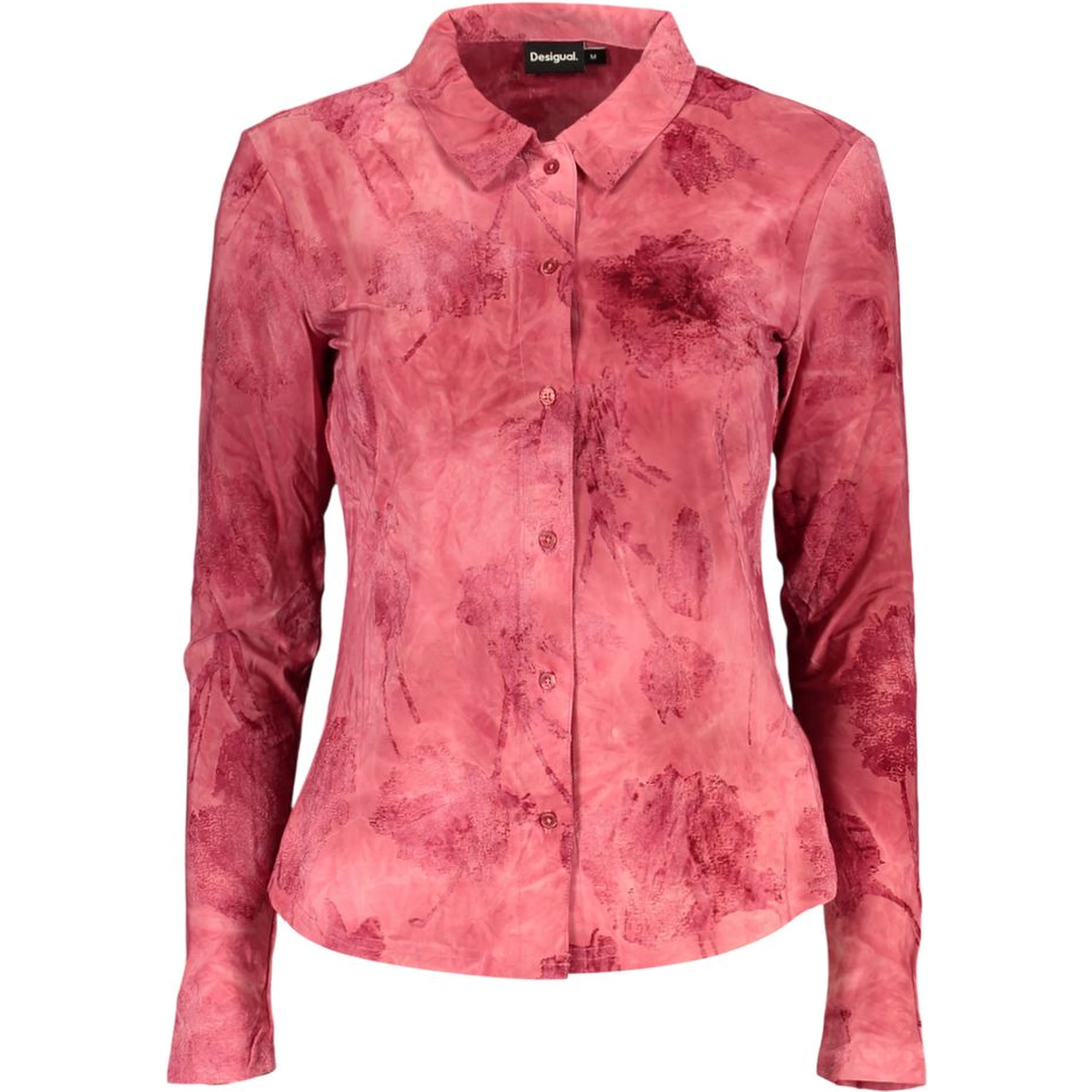 Rosso Polyester Women Shirt