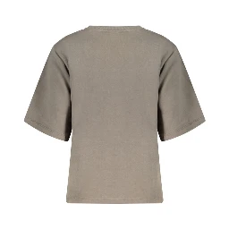 Grigio Cotton Women Sweatshirt