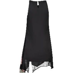Black Polyester Women's Dress