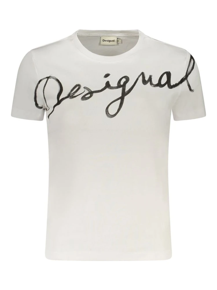 Bianco Cotton Women T-Shirt