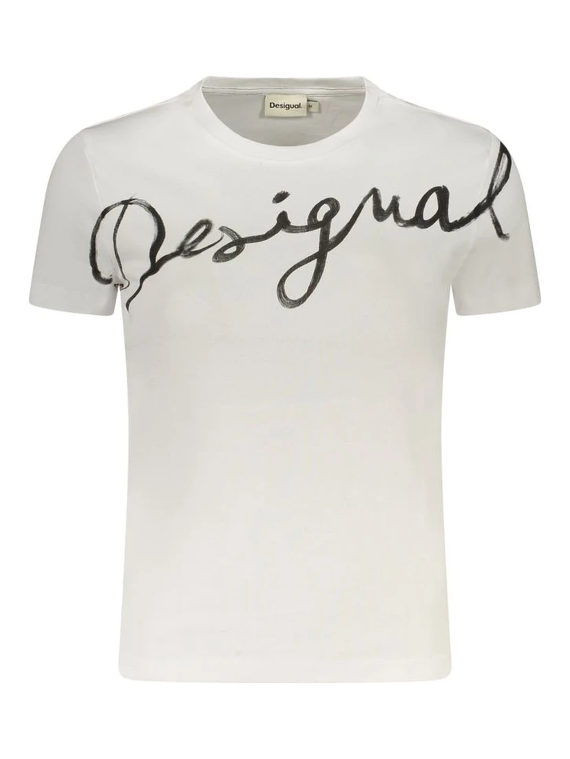 Bianco Cotton Women T-Shirt