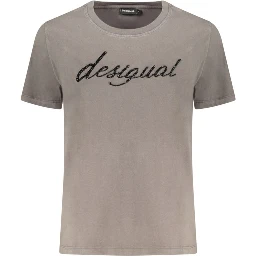 Gray Cotton T-Shirt