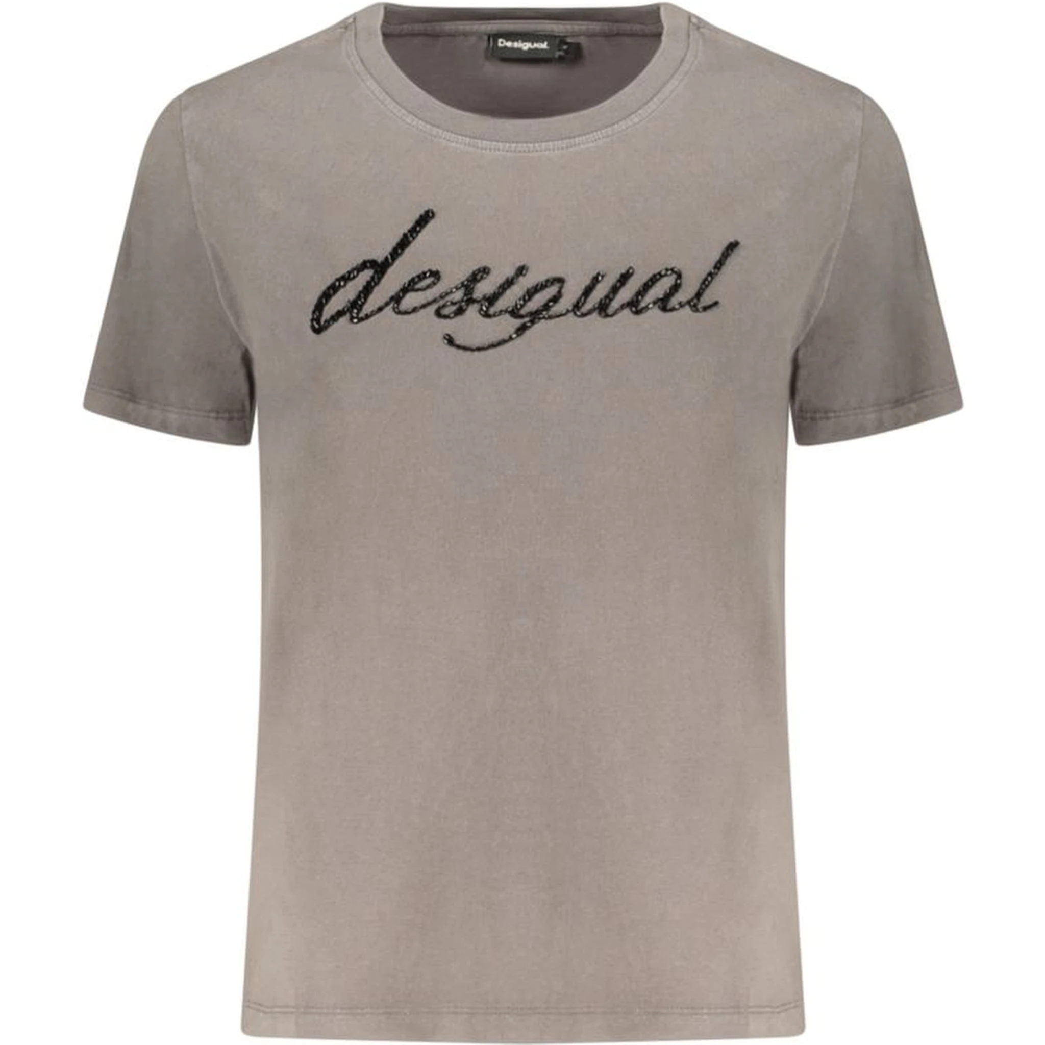 Gray Cotton T-Shirt