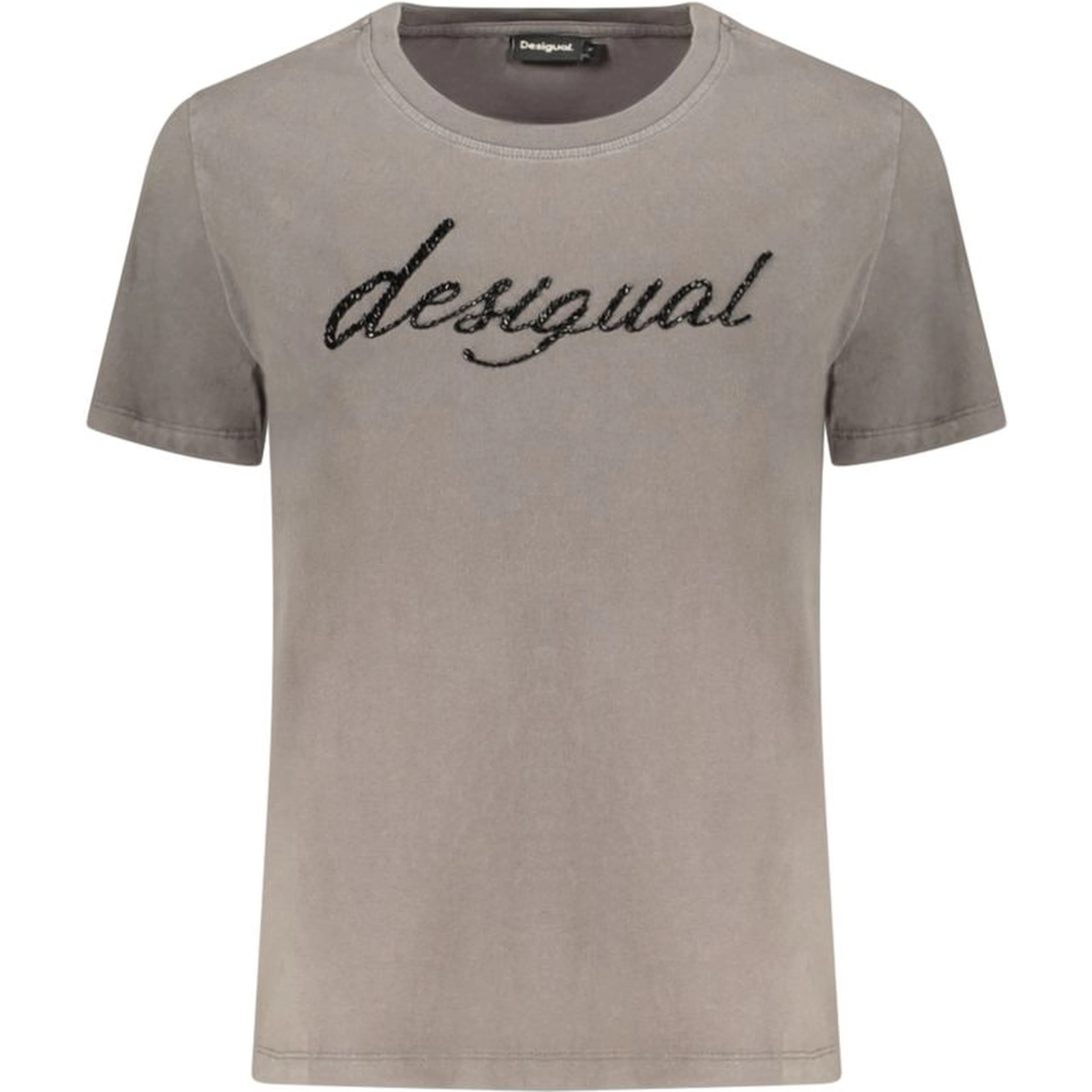 Gray Cotton T-Shirt