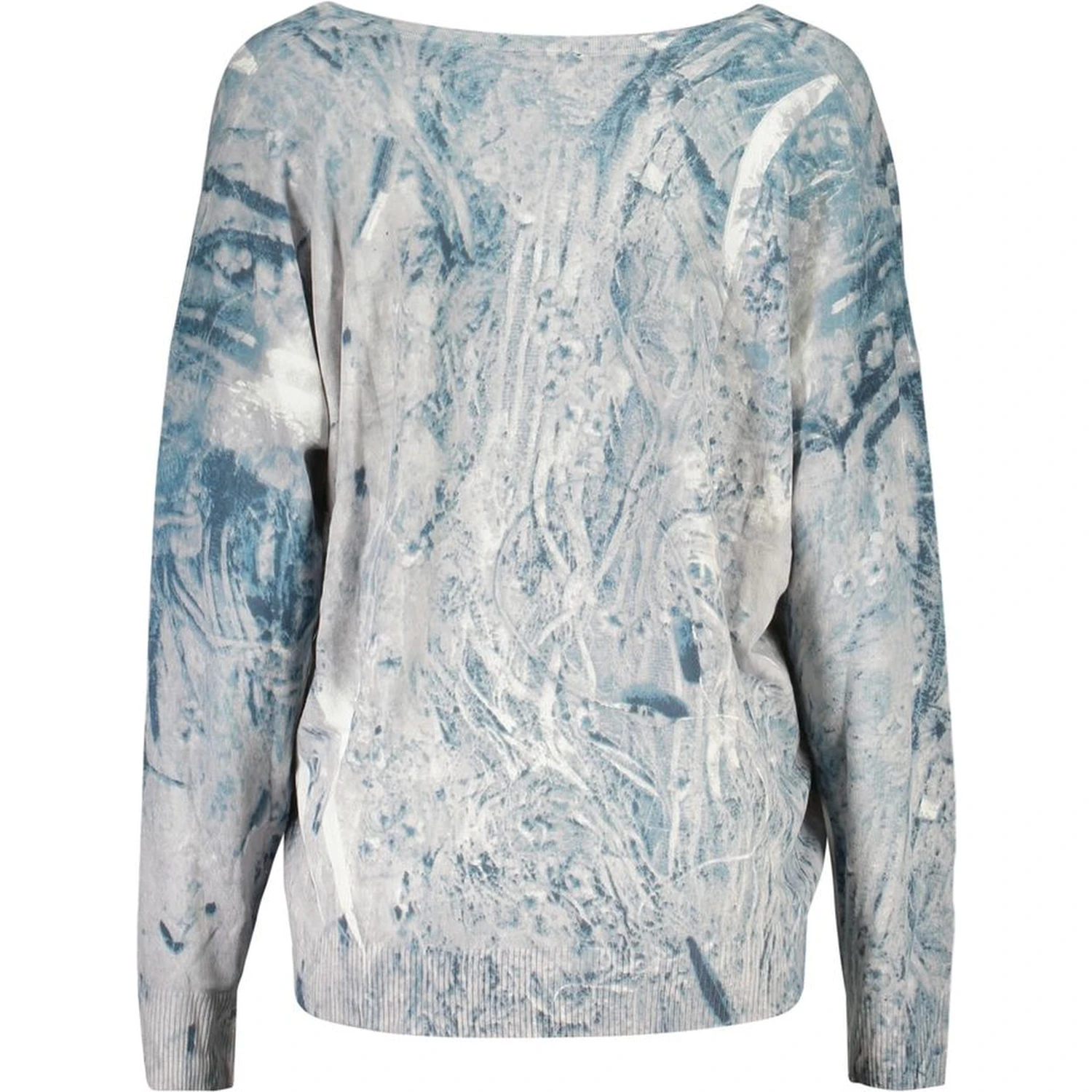 Blue Viscose Sweatshirt