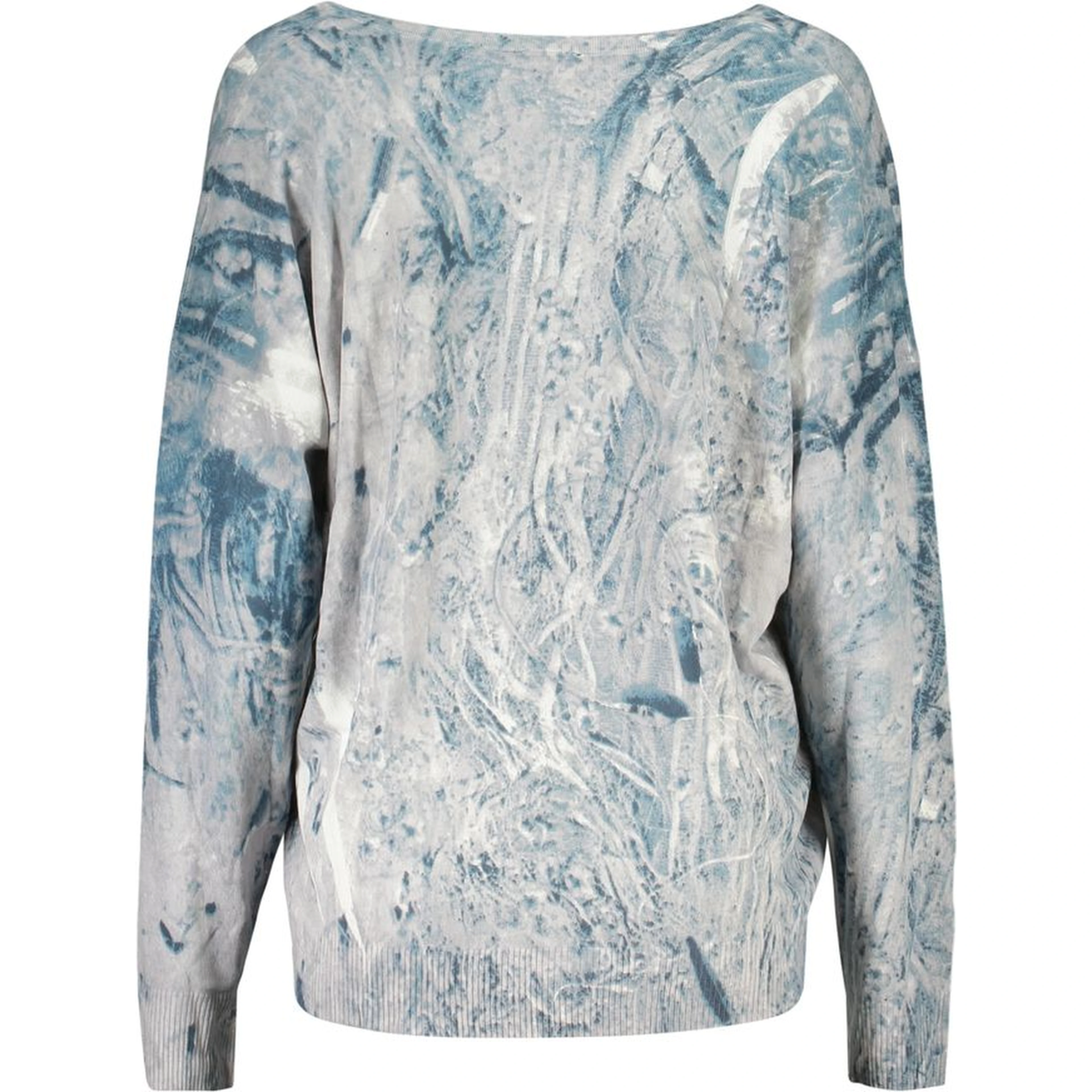 Blue Viscose Sweatshirt