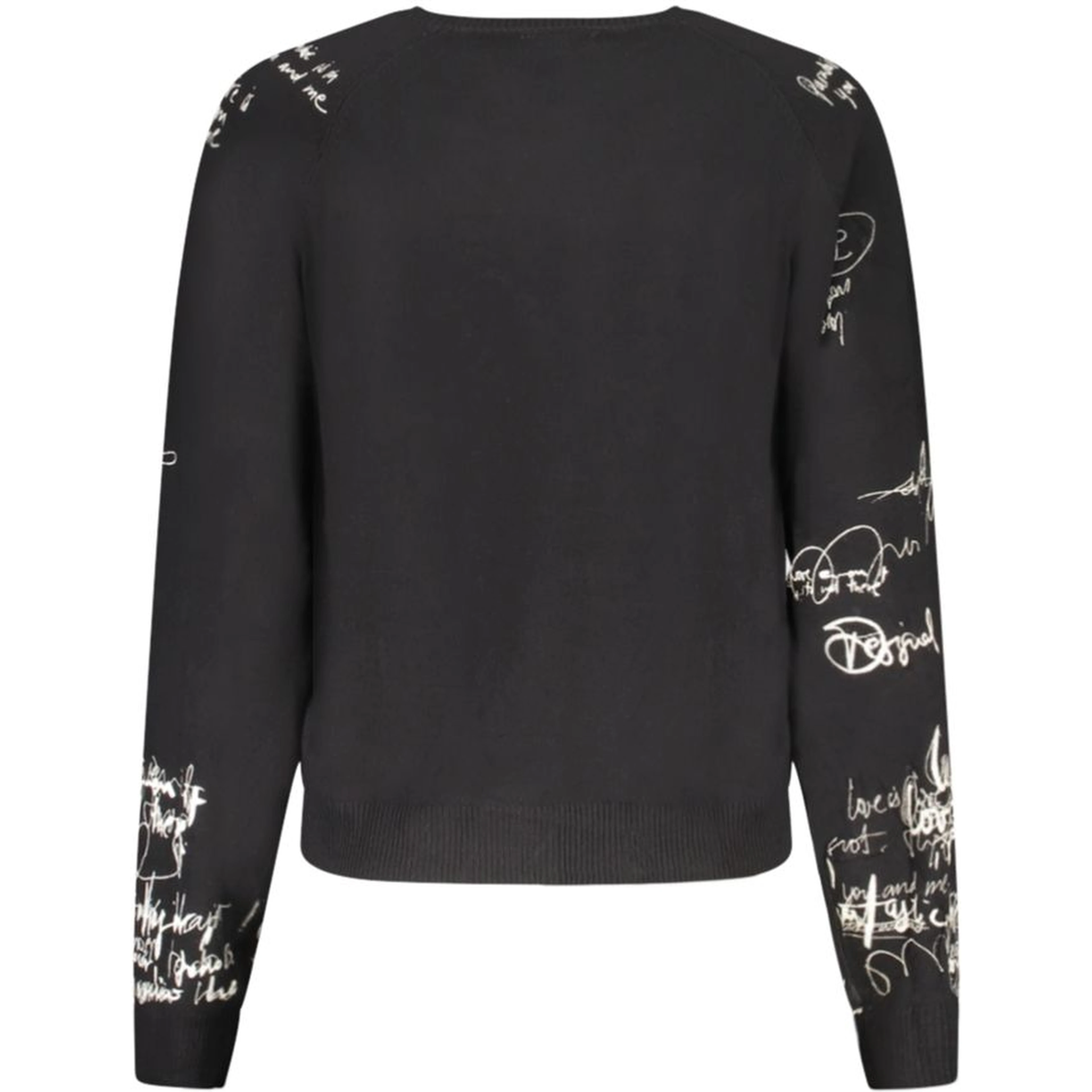 Black Viscosa Women Sweater