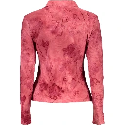 Rosso Polyester Women Shirt