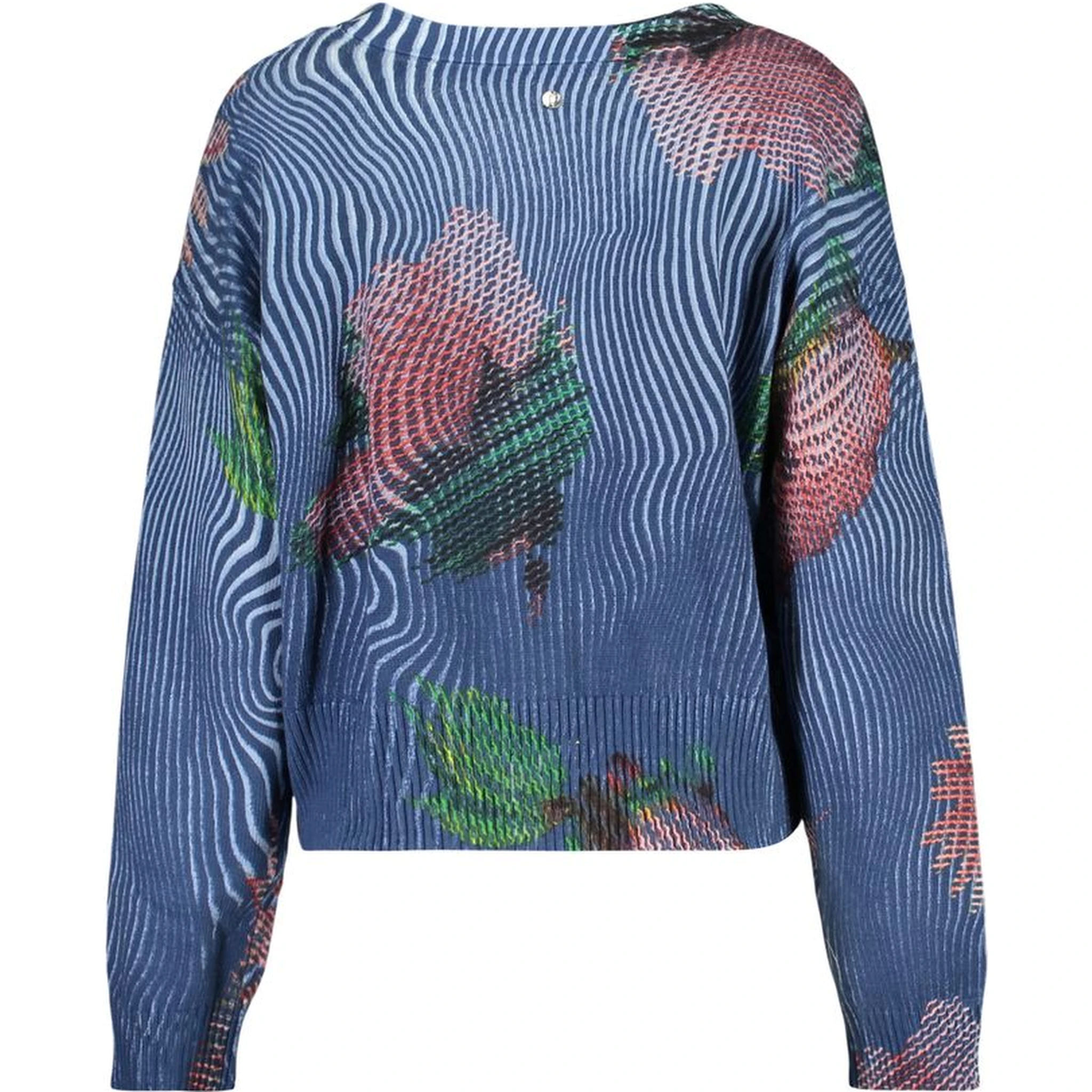 Blue Cotton Womens Cardigan