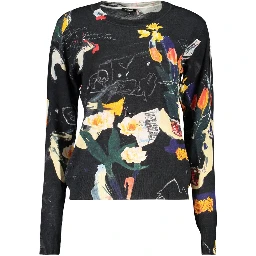 Black Viscose Women's Sweater